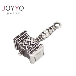 Ciondolo Vintage prodotto da motociclista in acciaio ciondoli a forma <span class=keywords><strong>di</strong></span> thor gioielli da uomo god of war thor hammer - Product Image 2