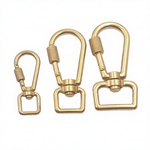 Ganci a Molla in Ottone per Guinzagli per Cani, Moschettoni Girevoli con Chiusura Rapida 16*78mm, Accessori per Yacht e Imbarcazioni - Product Image 2