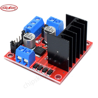 #13d023 Chipskey L298N Módulo de controlador de motor de puente en H dual para módulos electrónicos de control de potencia y paso a paso de robot de coche inteligente