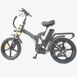 Hot Sale 20 Inch Foldable Electric Bicycle 48V 500W Double Crown 20*4.0 Electric Fat Tire Bike