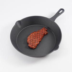 खाना पकाने के लिए थोक गैर-स्टिक डीप कास्ट आयरन ग्रिल पैन स्किलेट ग्रिड पैन स्किलेट - Product Image 2