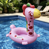Siège de bain gonflable en PVC pour enfants en promotion – Nouveau modèle 2024 le plus vendu avec anneau de siège à imprimé animal – Vente directe usine