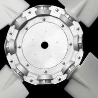 Fabricant OEM/ODM de pales d'hélice axiales pour compresseur d'air, en plastique, 4 pales en nylon, diamètre 350-1340 mm, débit d'air élevé