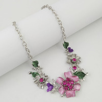 Vente flash - Ensemble de bijoux de mariage américain tendance, boucles d'oreilles et collier classiques en cristal et strass, pour fiançailles et fêtes