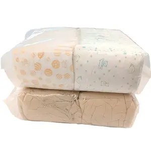 China Rejected Brand of OEM&ODM cheap disposable b quality baby diapers from manufacturer in bales