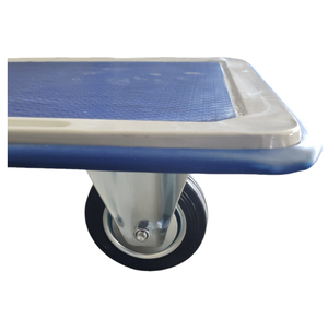 Tugas berat kapasitas 150kg lipat Platform troli karet baja Flatbed <span class=keywords><strong>Dolly</strong></span> <span class=keywords><strong>Cart</strong></span> untuk gudang rumah kantor mendorong bergerak tangan truk - Product Image 6