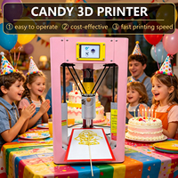 Impresora 3D de Chocolate de Alta Velocidad TH3D-150A, Máquina Precisa para Hacer Dulces 3D, Grado Alimenticio, Pantalla Táctil Automática, Arte con Azúcar