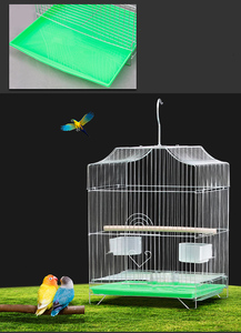 Lushang — <span class=keywords><strong>Cage</strong></span> pour les oiseaux, accessoire en métal pour perruches, <span class=keywords><strong>Cage</strong></span> pour élevage de petits oiseaux - Product Image 6