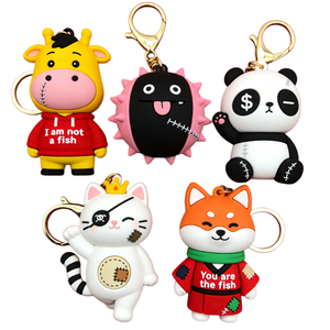 <span class=keywords><strong>Porte</strong></span>-clés personnalisés : Créez votre propre logo, dessin animé, caoutchouc, acrylique, PVC, silicone, Sailor Moon - Product Image 3