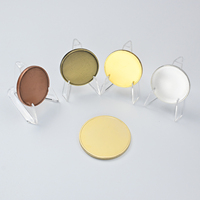 Moneda en blanco 40 50 45 Oro plata moneda en blanco puede láser latón moneda en blanco