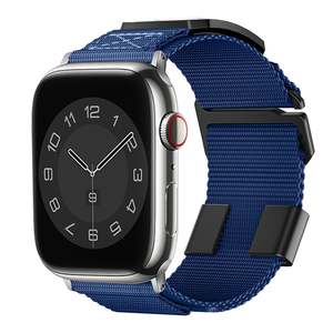 Bracelet sport extérieur Tschick pour Apple Watch Ultra 2 bandes 49mm 46 44 41 45 40 42mm bande en <span class=keywords><strong>nylon</strong></span> pour Iwatch Series 10 9 8 7 6 SE 5 - Product Image 2