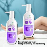 Lotion corporelle éclaircissante non grasse au glutathion et à l'acide hyaluronique