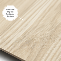 Panneau HPL imitation bois style moderne 0,6 mm 0,7 mm, imperméable, ignifuge, résistant aux chocs, stratifié décoratif haute pression pour hôtel