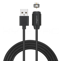 Cable de Carga Magnético Recto de 2 Pines HYTEPRO M545, USB A Macho, RoHS para Dispositivos Electrónicos Portátiles Médicos, Industriales e IoT