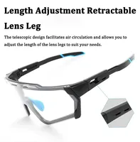 Nouvelles lunettes de cyclisme OEM Lunettes de soleil magnétiques à changement de couleur pour les sports de jour et de nuit pour les activités de vélo en plein air pour