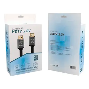 IPU kabel HDMI kecepatan tinggi, kabel hdmi kecepatan tinggi untuk PC TV Monitor-1080p 4K 3D 60Hz xxx hd video mendukung