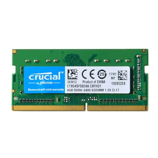 QB Crucial RAM DDR4 4GB 8GB 16GB 2133 2400 2666 3200Mhz SODIMM DDR3 Laptop Ram PC4 19200 21300 25600 260PIN 1.2V
