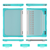 Coque robuste en TPU Bumper Edge PC pour HP ENVY X360 ° Stand Housse de protection contre la dissipation thermique