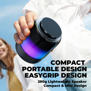Altoparlante Bluetooth RGB <span class=keywords><strong>4</strong></span> in 1 con Supporto per Telefono, Radio FM, Slot per Scheda TF, Luce Notturna, Altoparlante Wireless Regolabile per Scrivania - Product Image 2