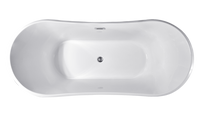 Baignoire autoportante en acrylique en forme de bateau, bicolore rouge, pour usage domestique/hôtelier/appartement, écologique, vente en gros d'usine
