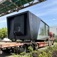 Maison modulaire préfabriquée de luxe en conteneur maritime de 20 ou 40 pieds, avec bureau portable et technologie intelligente