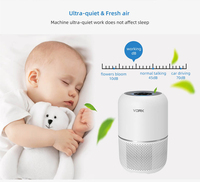 Purificateur d'air domestique de nouvelle conception OEM ODM, nouveau produit, purificateur d'air intelligent portable avec filtre HEPA H13