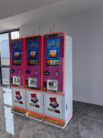 Distributeur automatique de jetons personnalisable pour divertissement intérieur, échangeur de pièces auto-géré avec éclairage LED