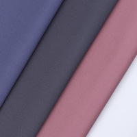 Tissu de yoga double face brossé en nylon-spandex haute élasticité, teint en fil, anti-traction, résistant à l'abrasion, pour vêtements de sport