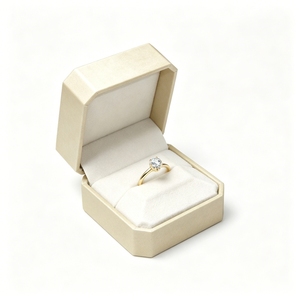 Top Grade Private Label Leather <b>Ring</b> <b>Box</b> Wholesale Quality Microfiber Lining Jewelry Gift <b>Box</b> Factory for Branded Retailers - Product Image 4