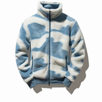 Fournisseur en vrac Veste polaire douce légère à fermeture éclair Manteau chaud d'extérieur à logo brodé personnalisé avec poches à fermeture éclair