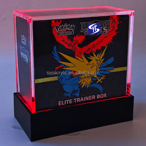 Boîtier magnétique en acrylique transparent de 6 mm avec éclairage LED SYP pour Pokémon Evolving Skies Elite Trainer Box - Product Image 3