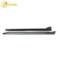 Jupes latérales en fibre de carbone sèche MP Style G80 avec clips pour BMW M3 G80, spoiler de jupes latérales de pare-chocs, accessoires extérieurs, kits carrosserie