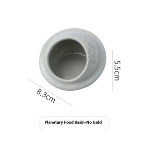 Suministros de hámster de la serie Space, cuenco para bebedero de nido de hámster de cerámica Runpin, juego de suministro de hámster ecológico conveniente - Product Image 6