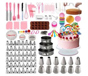 <b>Cake</b> Decorating Supplies <b>Kits</b> Upgrade 464 PCS With Springform <b>Cake</b> Pans Set,<b>Cake</b> Baking Supplies for Beginners - Product Image 5