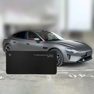 5-летняя гарантия против царапин, самовосстанавливающийся глянец, матовые свинцовые чернила, Grey TPU PPF Roll автомобиля, изменяющая цвет пленка - Product Image 1