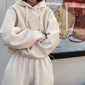 Sudadera con Capucha Personalizada para Mujer, Estilo Jogger, para Primavera, Otoño e Invierno, Top Corto Personalizado, Ropa Urbana de Alta Calidad, Talla Grande - Product Image 3