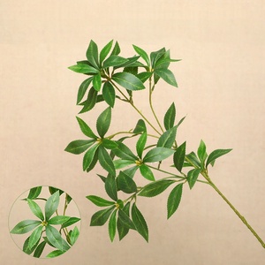 Plantes vertes artificielles et ornements d'horloge suspendus <span class=keywords><strong>en</strong></span> <span class=keywords><strong>bois</strong></span> <span class=keywords><strong>de</strong></span> style rustique pour la décoration du salon et <span class=keywords><strong>de</strong></span> la table à manger - Product Image 6