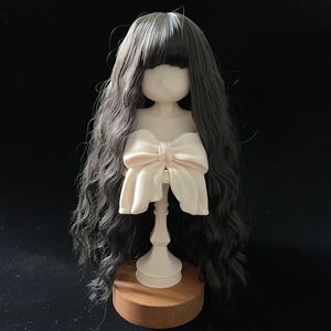 Perruque en bambou Liuli pour poupées BJD/SD346, accessoires capillaires pour poupées <span class=keywords><strong>de</strong></span> déguisement, franges complètes, boucles style coréen, plusieurs couleurs pour tous les âges - Product Image 5