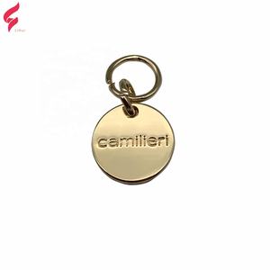 Nieuwe design merklogo label metalen bedel logo fitting accessoires bedels op maat gemaakte metalen bedels labels voor het maken van sieraden - Product Image 6