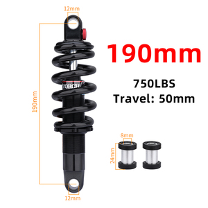 Suspensión trasera de bicicleta <span class=keywords><strong>DNM</strong></span>, <span class=keywords><strong>amortiguador</strong></span> de resorte de 750lbs para motocicleta MTB <span class=keywords><strong>Pit</strong></span> <span class=keywords><strong>Bike</strong></span> - Product Image 5