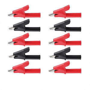 Pinces crocodiles en laiton massif pour test de tension – Produit premium au meilleur <span class=keywords><strong>prix</strong></span> – Pinces crocodiles dorées - Product Image 1