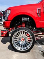 Rines de Aleación para Chevy de 22x14, 24x14, 26x16, 6 Birlos, 6x139.7, Rines Dobles 8x6.5, Estilo H, Diseño Cóncavo, Rines Forjados para Camionetas Todoterreno