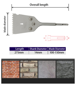 Cuchilla de repuesto personalizada SDS Plus, raspador de suelo, cincel de eliminación más delgado para pintura de paso de azulejo - Product Image 6