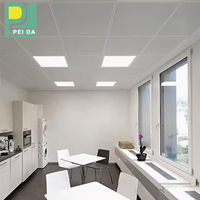 Panneau de plafond facile à nettoyer, 30*30 cm, feuille d'isolation thermique, carrelage en aluminium