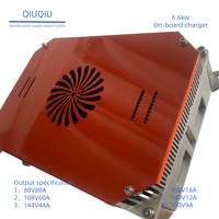 6,6 kW 80 V 80 A Efficacité typique ≥92% Refroidissement par ventilateur IP67 Contrôle par bus CAN OBC 84 V Chargeur embarqué (OBC) 6,6 kW OBC EV Mini