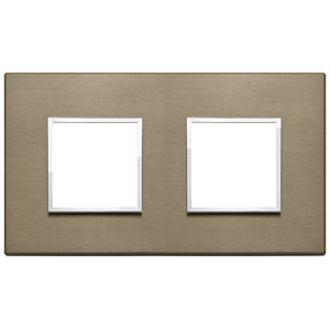 4M 2+2 Wall <b>Switch</b> <b>Plate</b> Dark Bronze 16.8x9.7cm - Product Image 1