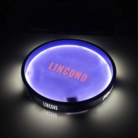 Plateau de service lumineux LED personnalisé écologique en gros pour discothèque, fête et pub moderne