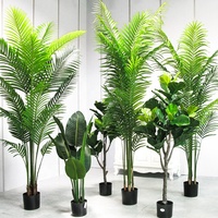 Palmier artificiel en plastique pour décoration intérieure/extérieure, écologique, durable, résistant à l'eau, 150 cm, décoration de la maison