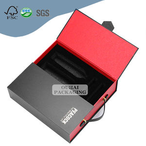 Caja <span class=keywords><strong>de</strong></span> papel <span class=keywords><strong>de</strong></span> lujo <span class=keywords><strong>de</strong></span> diseño exquisito, caja <span class=keywords><strong>de</strong></span> embalaje <span class=keywords><strong>de</strong></span> regalo con tapa magnética <span class=keywords><strong>de</strong></span> doble puerta <span class=keywords><strong>de</strong></span> cartón <span class=keywords><strong>de</strong></span> gama alta para vino con mango <span class=keywords><strong>de</strong></span> cuero - Product Image 6