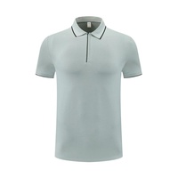 Polo pour homme, fabrication en usine, respirant, léger, résistant à la décoloration, personnalisable, unisexe, manches courtes